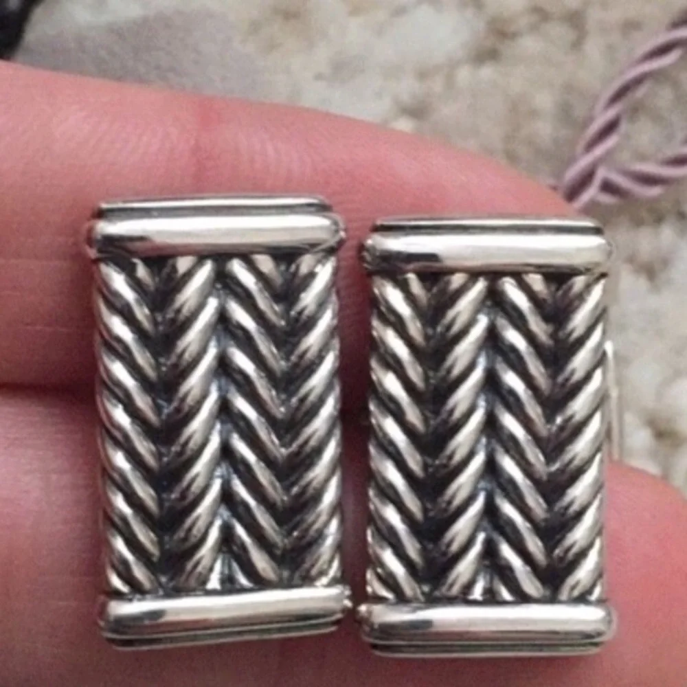 David Yurman Chevron Cufflinks